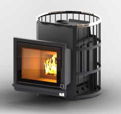 Печь для бани KRONOS КОЛИЗЕЙ 16 ВCЧ Панорама в Гомеле