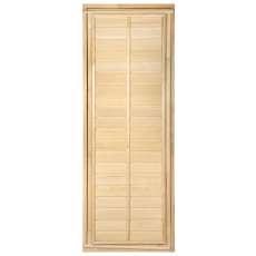 Дверь глухая с фольгой 1,9х0,7 м., липа Класс Б, коробка из липы Амазонка бай фото в Гомеле