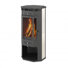 Печь-Камин ASTON 11кВт (180 м3) угловой в Гомеле