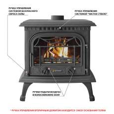 Печь-камин Везувий HR-15 Антрацит в Гомеле