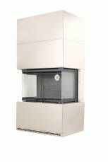 Камин Родос 800 СЛОНОВАЯ КОСТЬ шамот черный в Гомеле