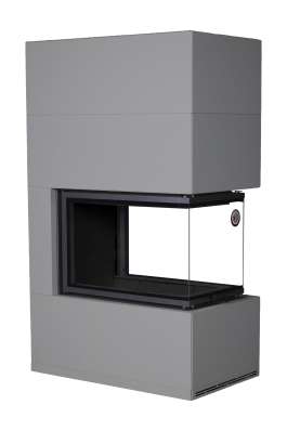 Камин Родос 900 ГРАФИТ, шамот черный в Гомеле