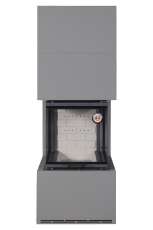 Камин Родос 900 ГРАФИТ, шамот белый в Гомеле