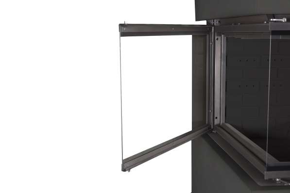 Камин Родос 900 ЧЕРНЫЙ, шамот черный в Гомеле