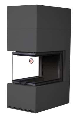 Камин Родос 900 ЧЕРНЫЙ, шамот черный в Гомеле