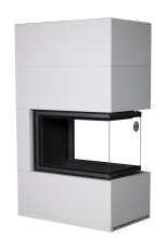 Камин Родос 900 СЛОНОВАЯ КОСТЬ, шамот черный в Гомеле