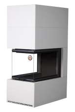 Камин Родос 900 СЛОНОВАЯ КОСТЬ, шамот черный в Гомеле