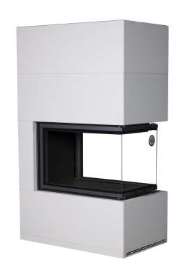 Камин Родос 900 СЛОНОВАЯ КОСТЬ, шамот черный в Гомеле