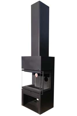 Камин МАДРИД на дровнике черный шамот в Гомеле