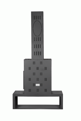 Камин МАДРИД на дровнике Гигант центральный черный\белый шамот в Гомеле