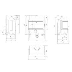 Каминная топка ILDNORD MALMO в Гомеле