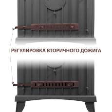 Печь-камин Везувий KZ-14РS Антрацит в Гомеле