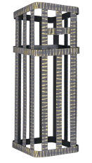 Сетка на трубу (300х300х500) Гефест ЗК 35/40/45 под шибер купить в Гомеле