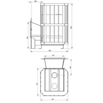 Печь банная Катунь со стеклом в Гомеле