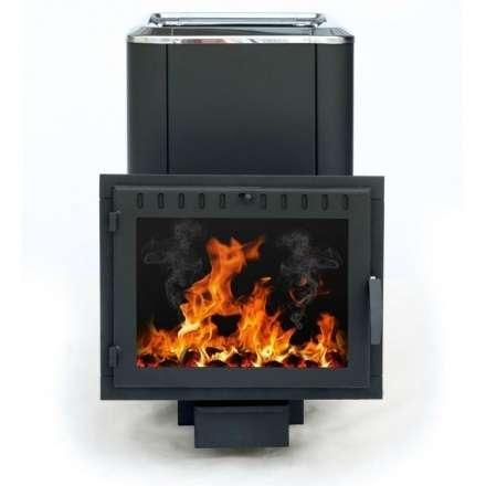 Печь банная Сибирь-18 (панорамное стекло, конвекционная) в Гомеле