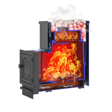 Печь для бани Везувий Сенсация 12 Антрацит (ДТ-3) Амазонка бай фото в Гомеле