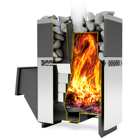 Печь для бани Теплодар Русь-18 ЛНЗП Профи в Гомеле