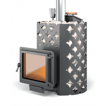 Банная печь ЭТНА 18 (Панорама) ЗК Амазонка бай фото в Гомеле