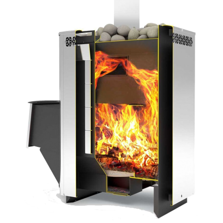 Печь для бани Теплодар Сахара-16 ЛНЗП Профи в Гомеле