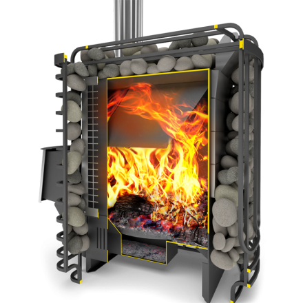 Печь для бани Теплодар Сибирский Утес-20 ЛП Профи в Гомеле