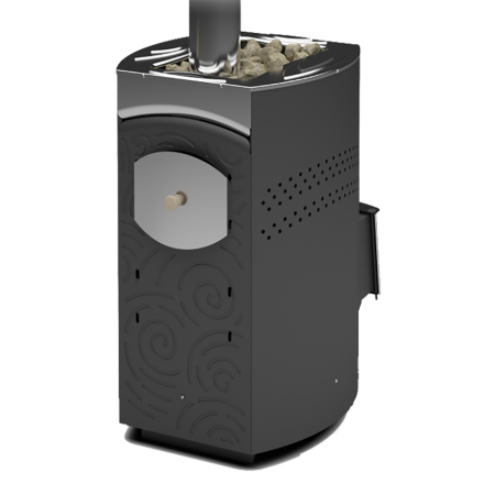 Печь для бани Теплодар Домна-20 ЛК Панорама в Гомеле