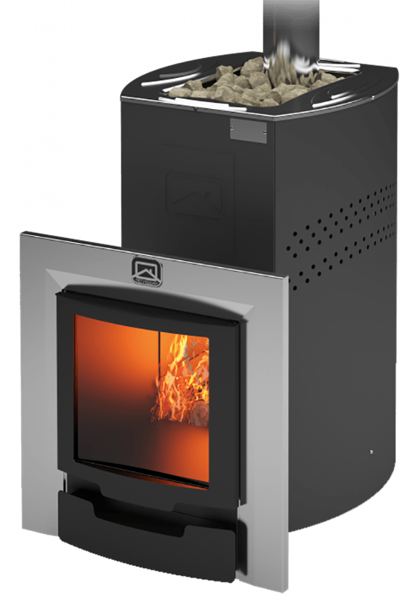 Печь для бани Теплодар Домна-20 ЛК Панорама Амазонка бай фото в Гомеле