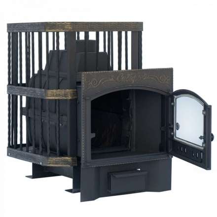 Печь банная Сибирь-24 с каминной дверцей в Гомеле