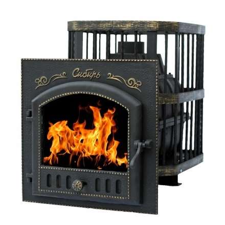 Печь банная Сибирь-24 с каминной дверцей Сибирь Амазонка бай фото в Гомеле