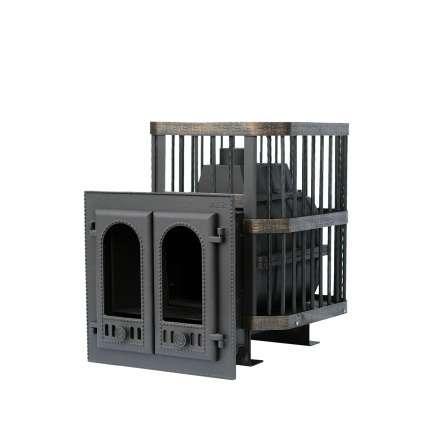 Печь банная Сибирь-24 с двухстворчатой каминной дверцей в Гомеле