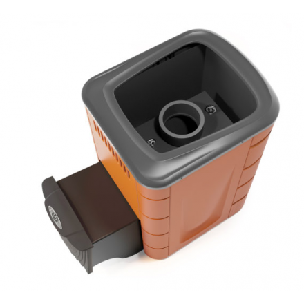 Печь для бани Термофор Каронада Мини Heavy Metal ДА терракота Амазонка бай фото в Гомеле