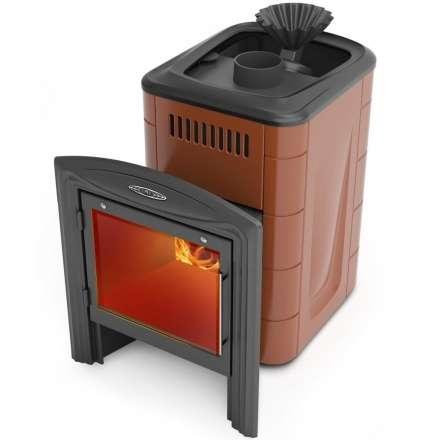 Печь для бани Термофор Гейзер Мини 2016 Carbon Витра ЗК терракота купить в Гомеле