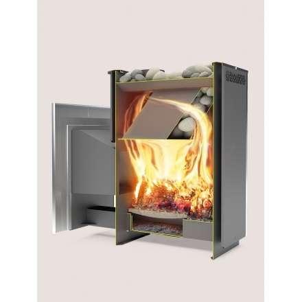 Печь для бани Теплодар СИБИРЬ-30 ЛНЗП Профи Панорама в Гомеле