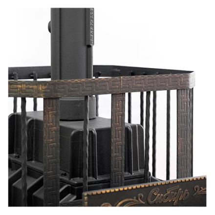 Печь банная Сибирь-32 с каминной дверцей в Гомеле