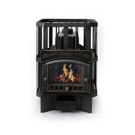 Печь банная Сибирь-32 с каминной дверцей Амазонка бай Фото в Гомеле