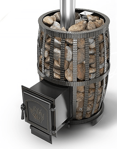 Печь для бани Везувий Легенда Русский Пар Ковка 24 (271) в Гомеле