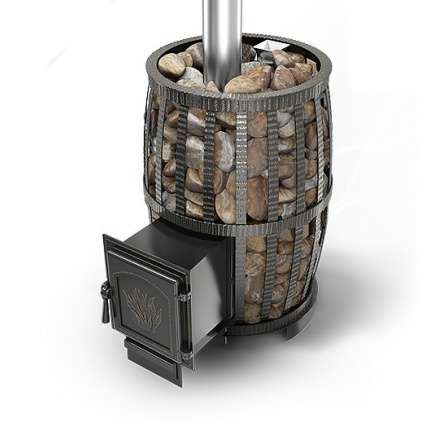 Печь для бани Везувий Легенда Русский Пар Ковка 30 (271) в Гомеле