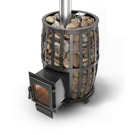 Печь для бани Везувий Легенда Русский Пар Ковка 30 (270) в Гомеле