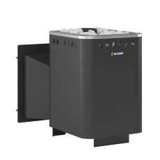 Печь для бани Везувий Русичъ Антрацит 16 Панорама в Гомеле