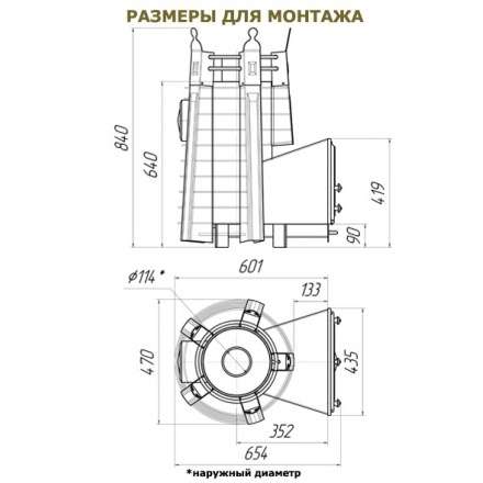 Печь для бани Добросталь Августа стоун стронг панорамная в Гомеле