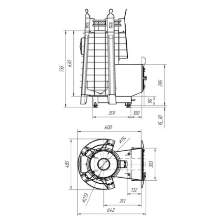 Печь для бани Добросталь Фредерика профи в Гомеле