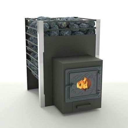 Печь для бани Добросталь Жара-люкс 20 дверка со стеклом Амазонка бай фото в Гомеле