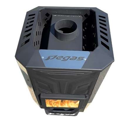 Банная печь Пегас 26 эконом короткая топка со стеклом конвекция в Гомеле