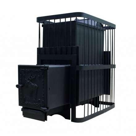 Печь банная ComfortProm РЕТРО СТАЛЬ 8 мм закр. каменка 20 м3 купить в Гомеле