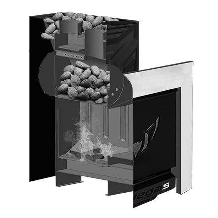 Банная печь Пегас 16 со стеклом конвекция в Гомеле