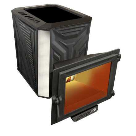 Банная печь Пегас 26 нерж панорама конвекция амазонка бай фото в Гомеле