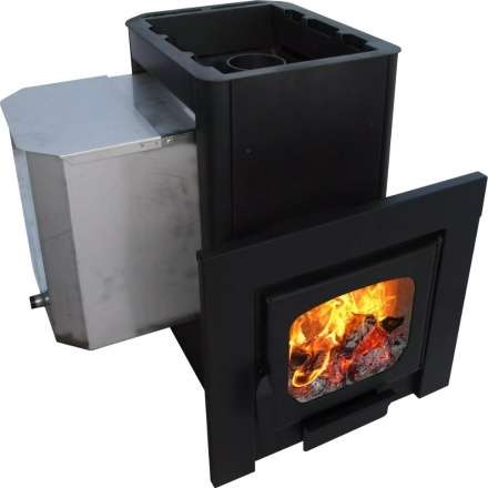 Печь для бани Варвара Мини  навесная панор. дверь купить в Гомеле