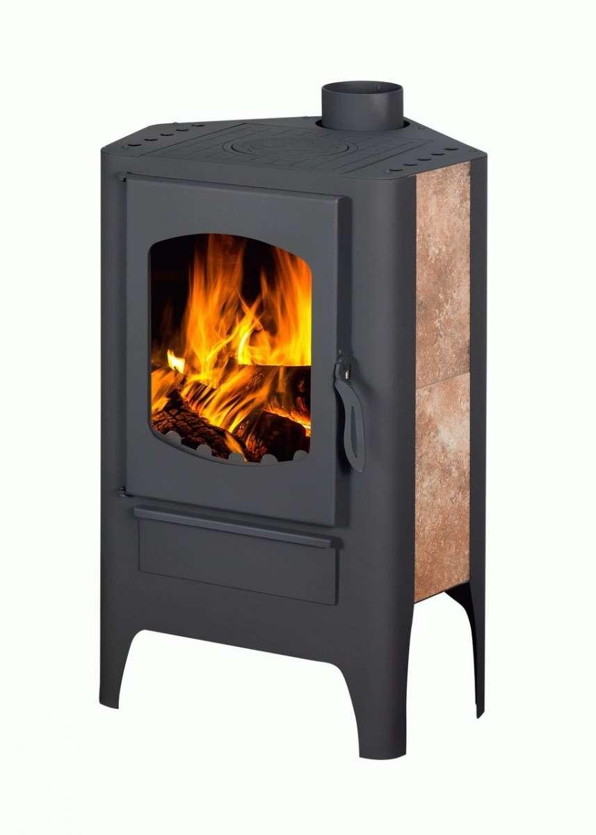 Печь-камин Бавария Эко угловая с плитой 1 конфорка купить в Гомеле