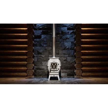 Купить Печь-камин Печь-камин ProMetall Бахта (черная) чугун в Гомеле Амазонка бай фото в Гомеле