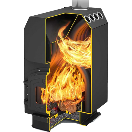 Отопительная печь Теплодар ТОП-200 ДЧ в Гомеле
