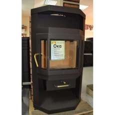 Купить стальную печь-камин со стеклом Мета-Бел Ока в Гомеле фото в Гомеле